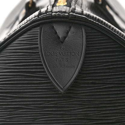 Louis Vuitton Epi Speedy 30 Black 6 of 13