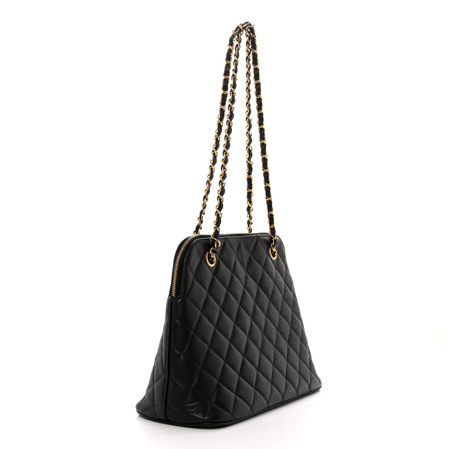 Chanel Caviar Quilted Shoulder Bag Black 2 of 11