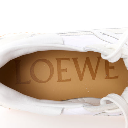 Loewe Nylon Suede Flow Retro Runner Sneakers 38 White 7 of 9