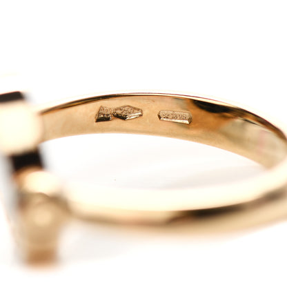 Bulgari 18K Yellow Gold Mother of Pearl Black Onyx BVLGARI BVLGARI Ring 50 5.25 5 of 6