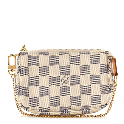 Louis Vuitton Damier Azur Mini Pochette Accessories 1 of 10