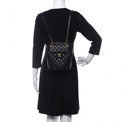Chanel Lambskin Quilted Mini Urban Spirit Backpack Black 2 of 10