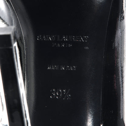 Saint Laurent Patent Paris 110 Escarpin Thorn Pump Black 6 of 7