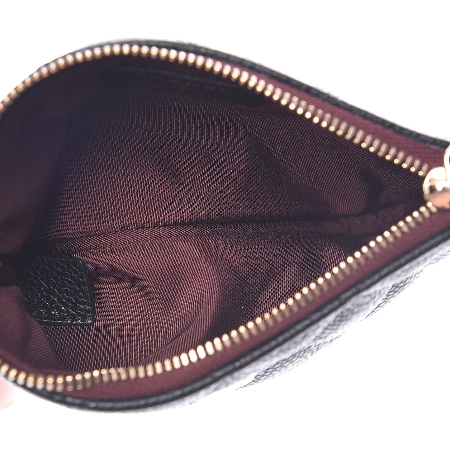 Caviar Quilted Small Cosmetic Case Black