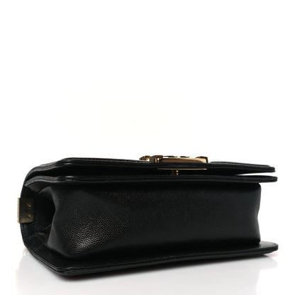 Chanel Calfskin Chevron Quilted Small Boy Flap Black 4 of 10