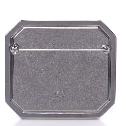 Chanel Crystal CC Brooch Silver 3 of 4