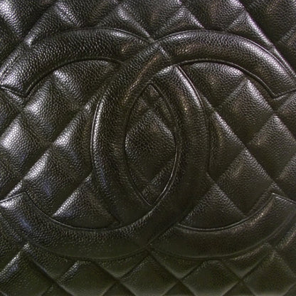 Chanel Caviar Medallion Tote Black 6 of 11
