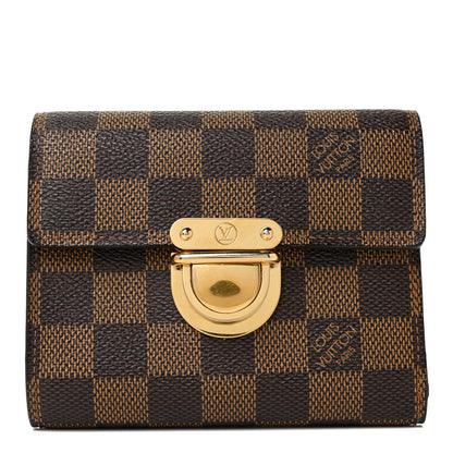 Louis Vuitton Damier Ebene Koala Compact Wallet 1 of 12