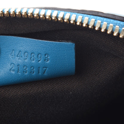 Gucci Microguccissima GG Cosmetic Case Deep Cobalt 7 of 9
