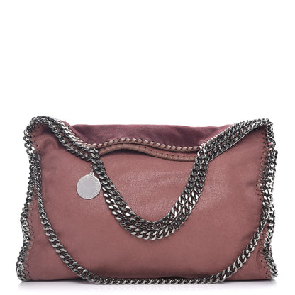 Stella McCartney Shaggy Deer Tri-Color Falabella Fold Over Tote Pink 1 of 10