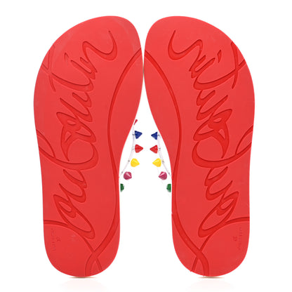 Christian Louboutin Rubber Flip Flop 37 Multicolor 5 of 7