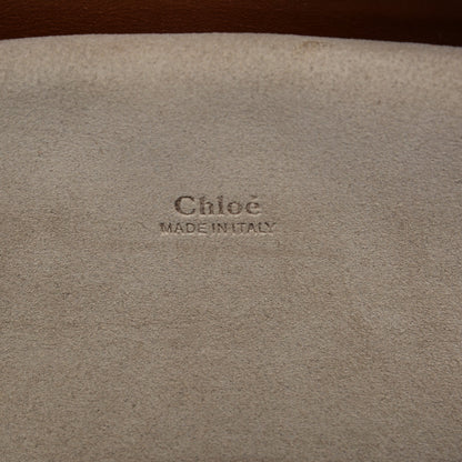 Chloe Suede Smooth Calfskin Kurtis Shoulder Bag Classic Tobacco 6 of 7