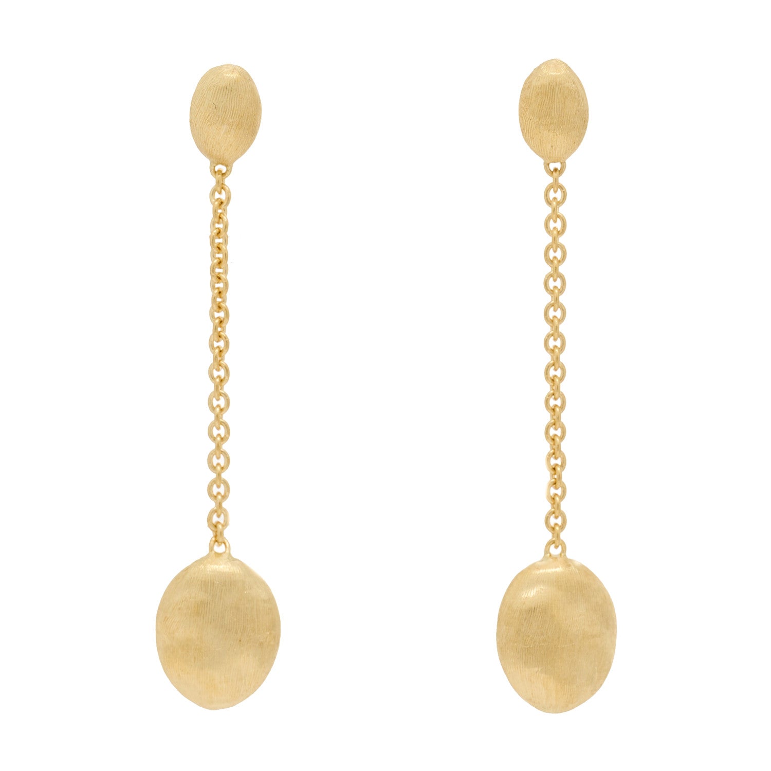 Marco Bicego 18K Yellow Gold Siviglia Drop Earrings 1 of 5