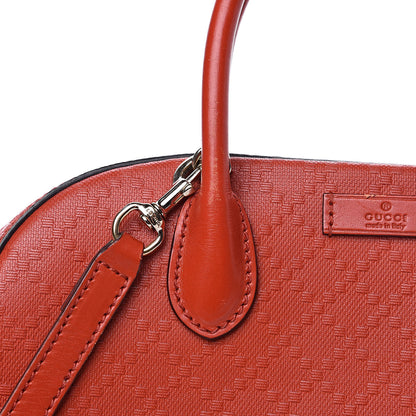 Gucci Calfskin Diamante Small Top Handle Bag Orange 13 of 13
