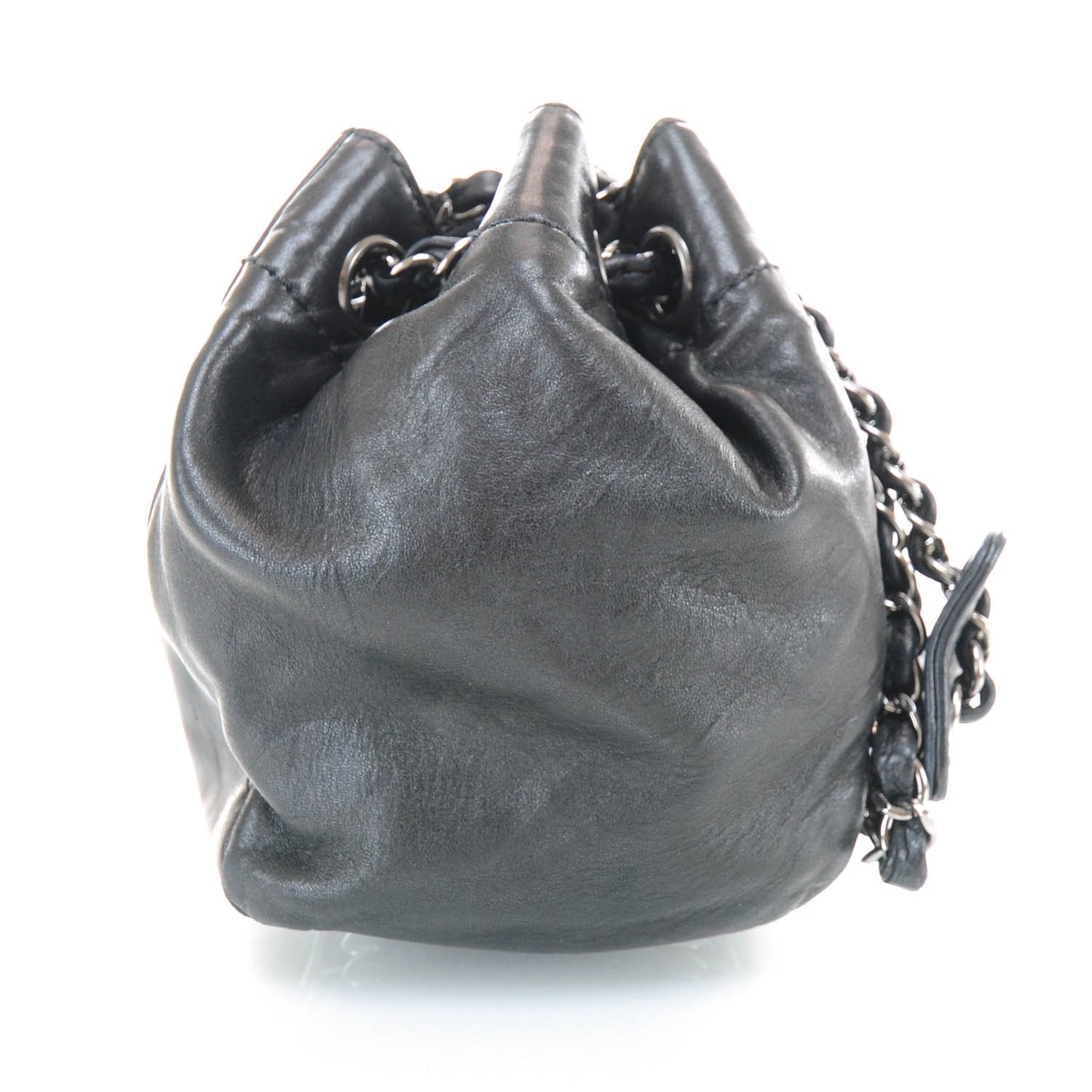 Lambskin Rock N Chic Shoulder Bag Black