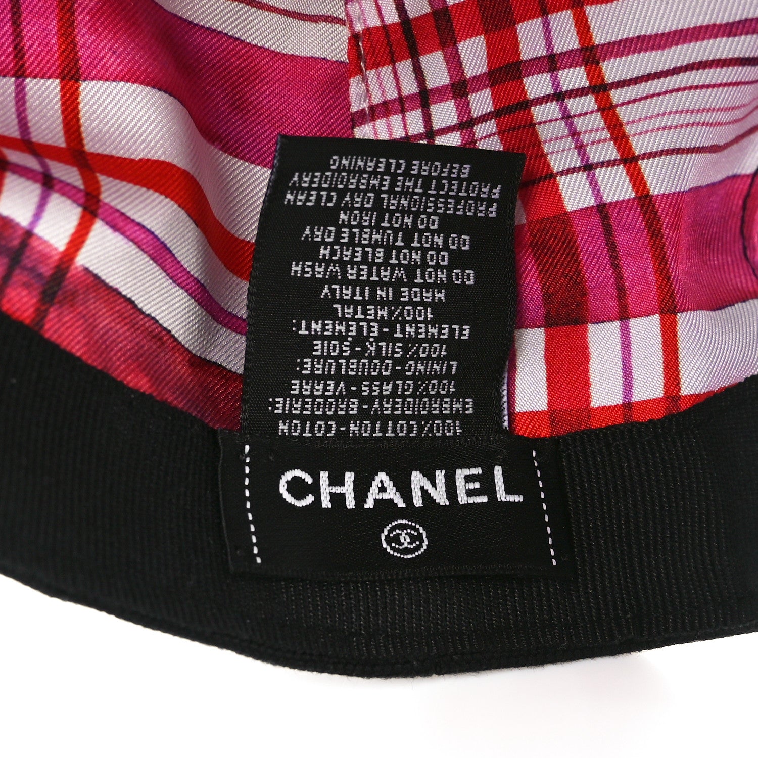 Chanel Cotton CC Cap Hat Black 8 of 8
