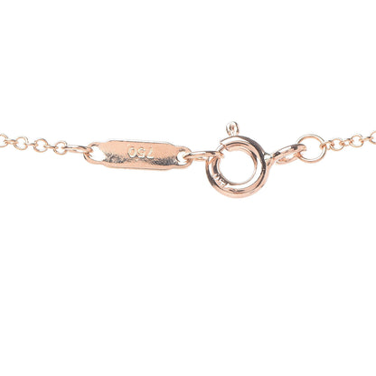 Tiffany 18K Yellow Gold Diamond Lock Pendant Necklace 5 of 7