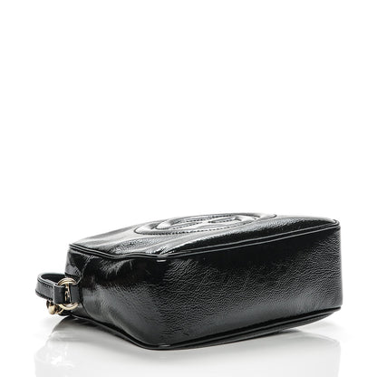Gucci Soft Patent Small Soho Disco Bag Black 4 of 5