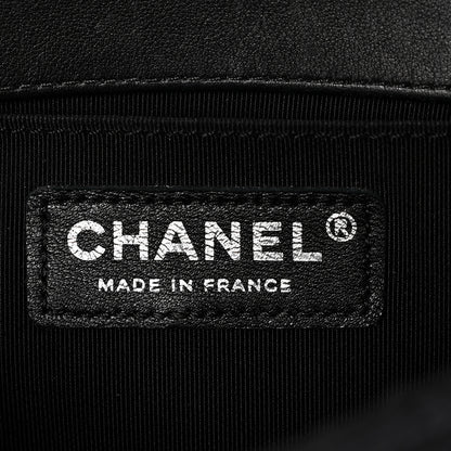 Chanel Wool Felt Embellished Small Boy Flap Black 6 of 10