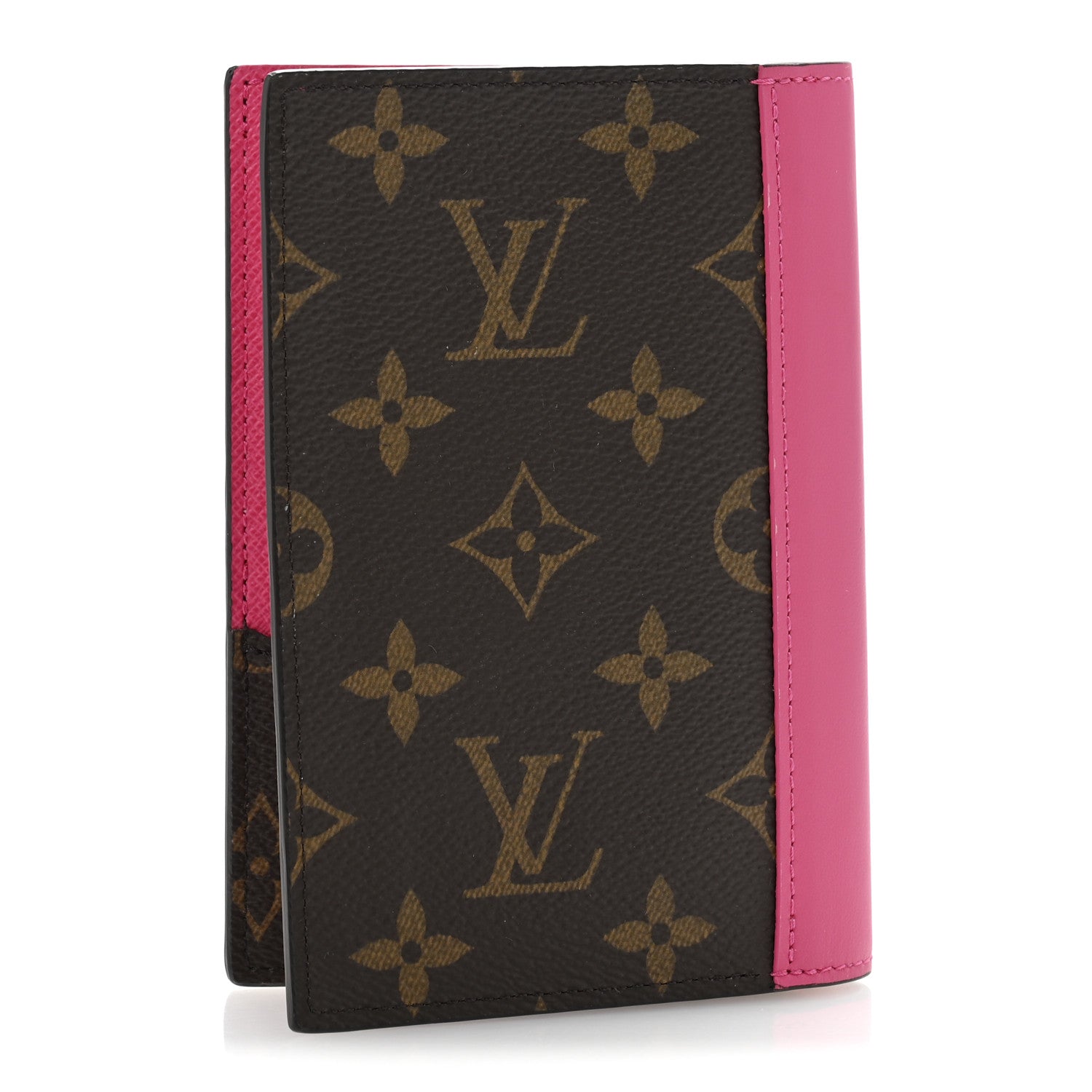 Louis Vuitton Monogram Macassar Passport Cover Fuchsia 3 of 10