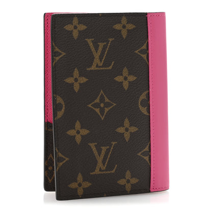 Louis Vuitton Monogram Macassar Passport Cover Fuchsia 3 of 10