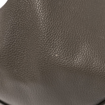 Celine Soft Grained Calfskin Small Belt Cabas Phantom Taupe 21 of 27