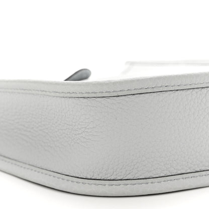 Hermes Taurillon Clemence Amazone Evelyne TPM Bleu Pale Nata 8 of 9
