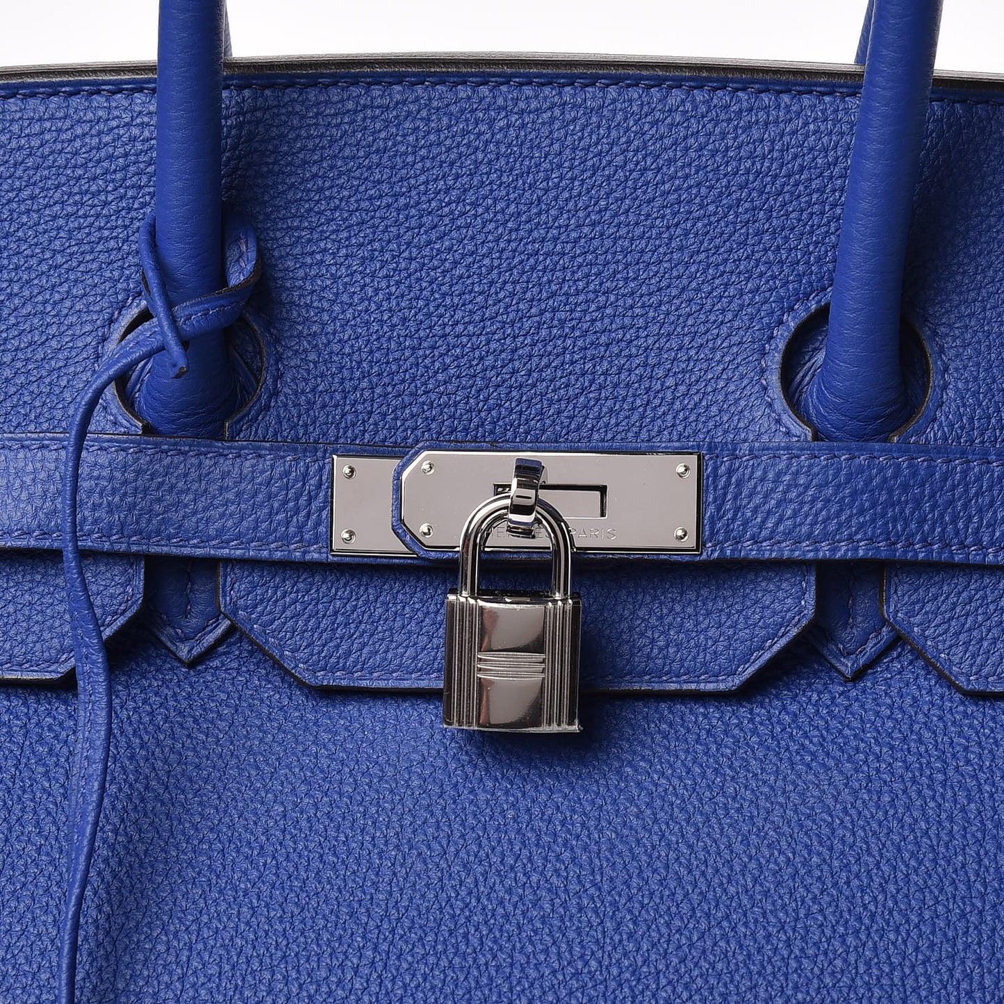 Togo Birkin 35 Bleu Electrique