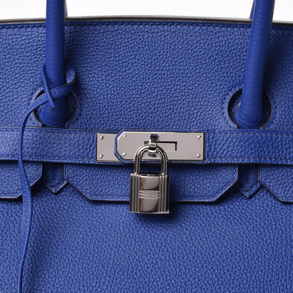 Hermes Togo Birkin 35 Bleu Electrique 11 of 12