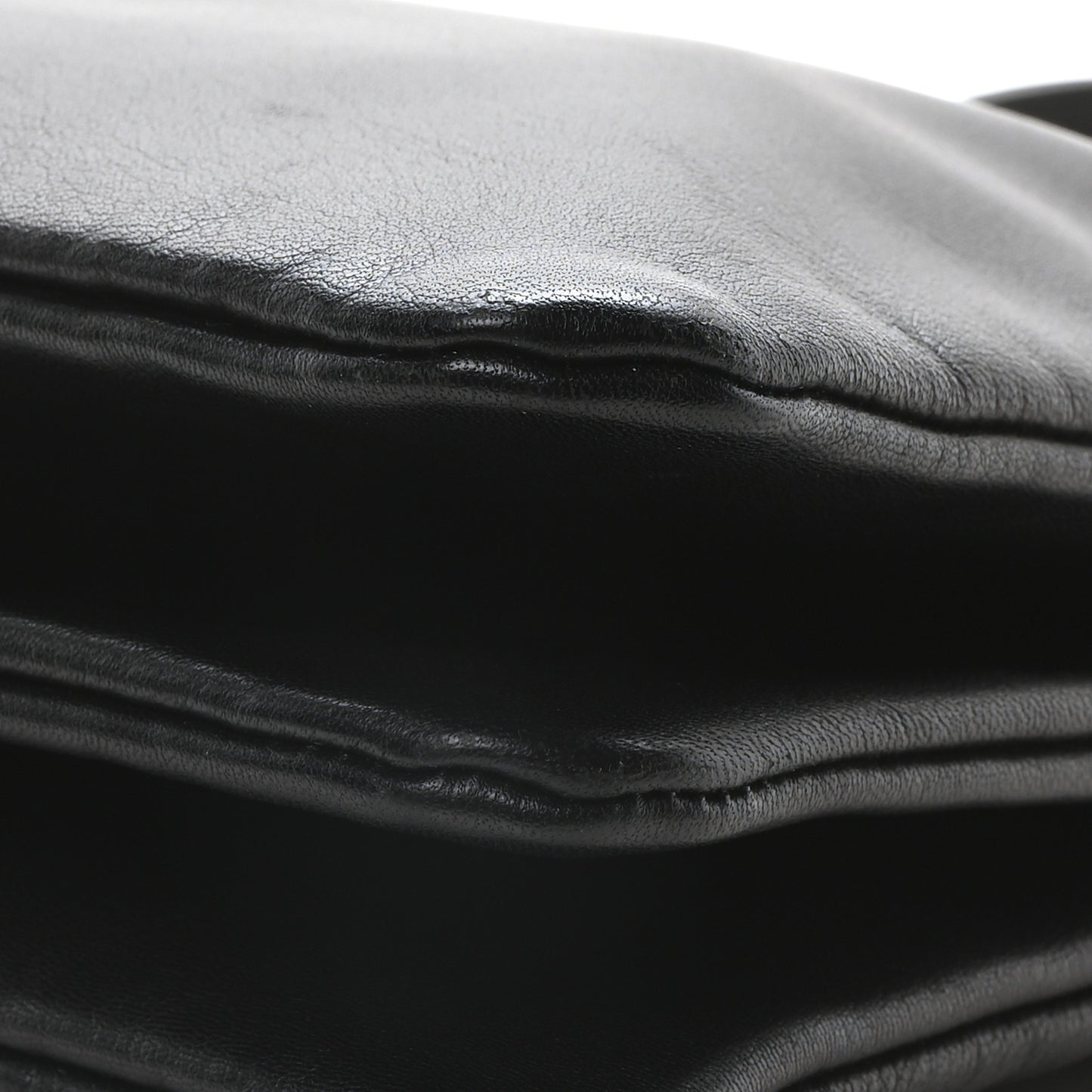 Lambskin Large Trio Crossbody Bag Black