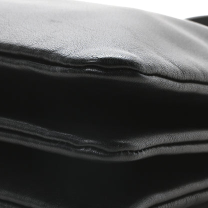 Celine Lambskin Large Trio Crossbody Bag Black 9 of 9