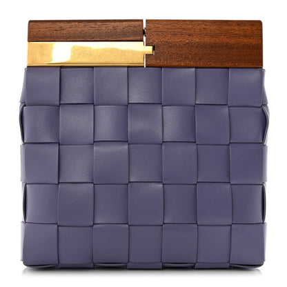 Bottega Veneta Nappa Intrecciato The Snap Clutch Lavender 1 of 8