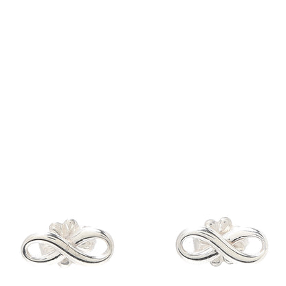 Tiffany Sterling Silver Infinity Earrings 1 of 4