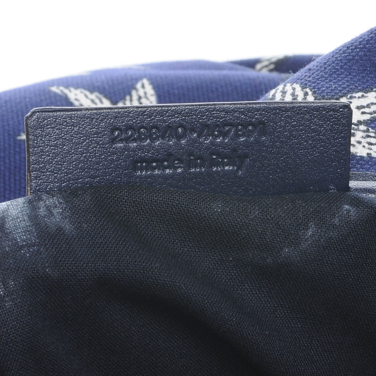 Saint Laurent Canvas Large Starfish Roady Blue 7 of 7