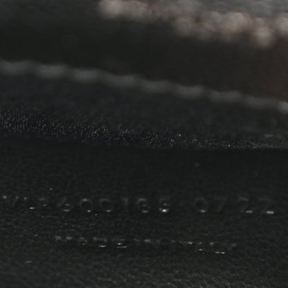 Saint Laurent Grain De Poudre Textured Mixed Matelasse Triquilt Medium Monogram Monochrome Satchel Black 7 of 11