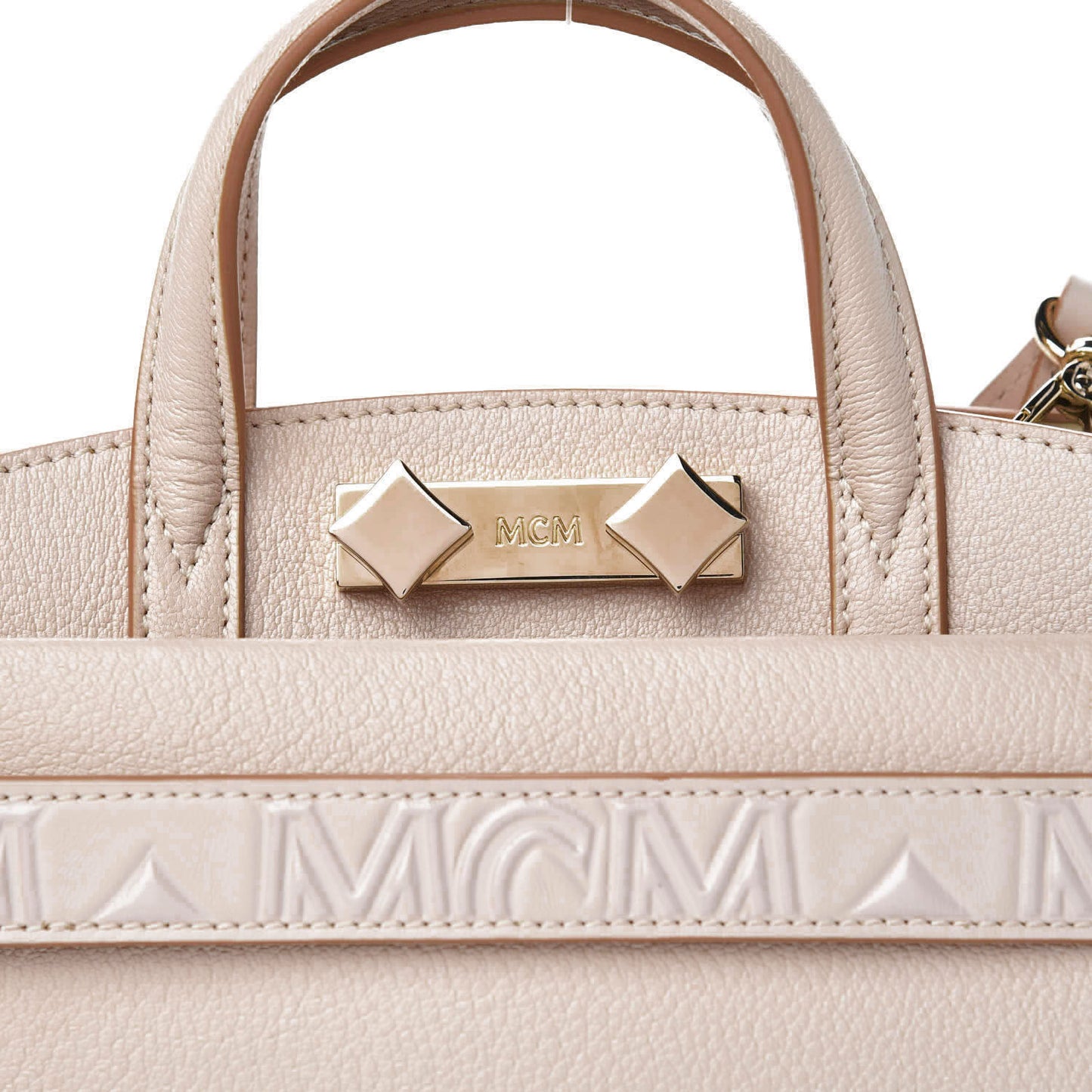 Goatskin Mini Milano Tote Rose Dust