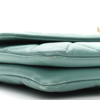 Chanel Lambskin Quilted Medium Trendy CC Flap Light Green 8 of 10