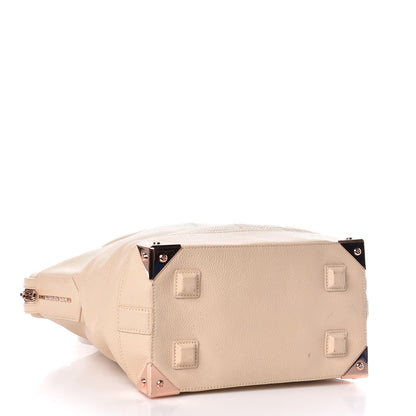 Alexander Wang Pebbled Calfskin Large Emile Eggshell 4 of 12