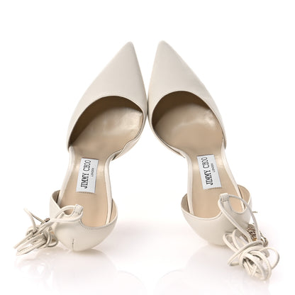 Jimmy Choo Nappa Eris 100 Pumps 38.5 White 2 of 7