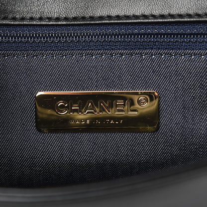 Chanel Lambskin CC Mania Flap Bag Black 9 of 11