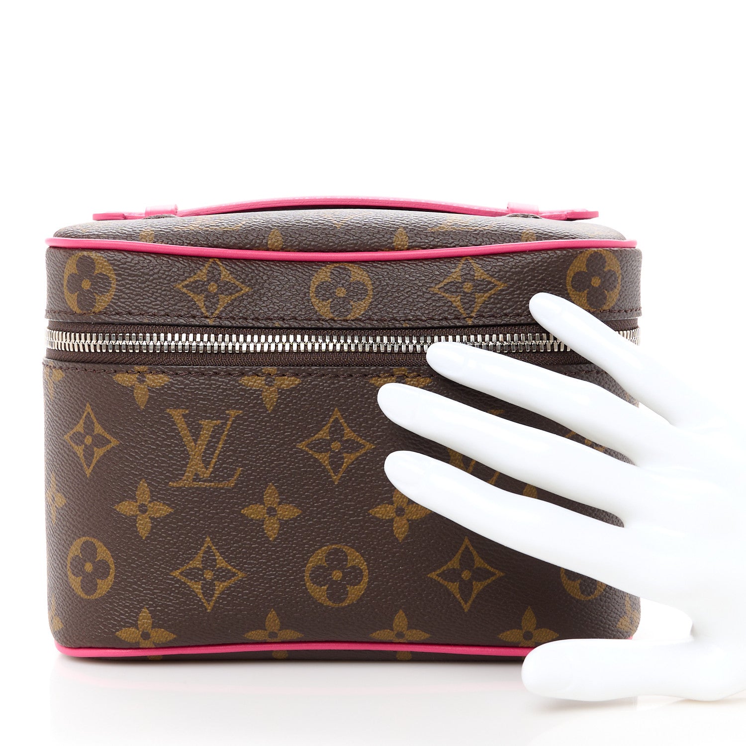 Louis Vuitton Monogram Macassar Nice Mini Pondichery Pink 2 of 11