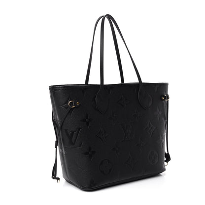 Louis Vuitton Empreinte Monogram Giant Neverfull MM Black 3 of 10