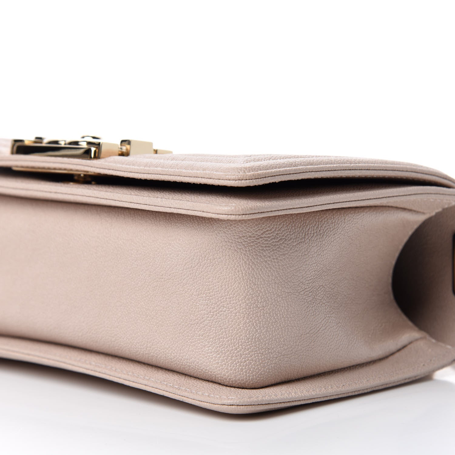 Chanel Caviar Quilted Small Boy Flap Light Beige 8 of 11