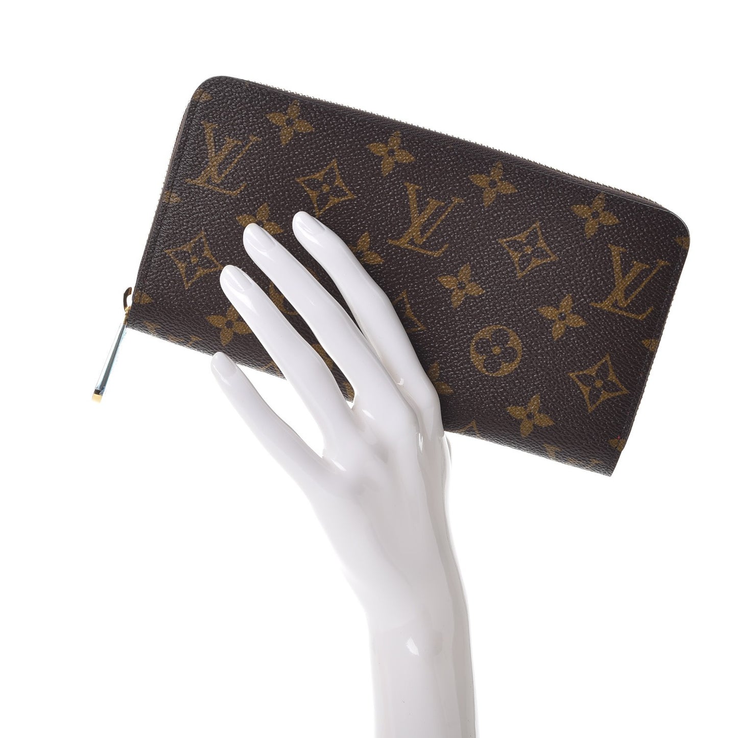 Monogram Zippy Wallet Coquelicot