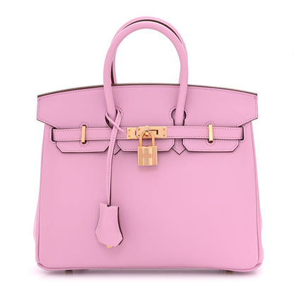 Hermes Swift Birkin 25 Mauve Sylvestre 1 of 14