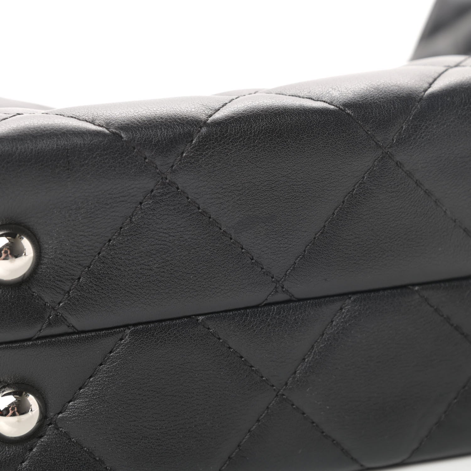 Chanel Calfskin Quilted In The Business North South Tote Black 11 of 11