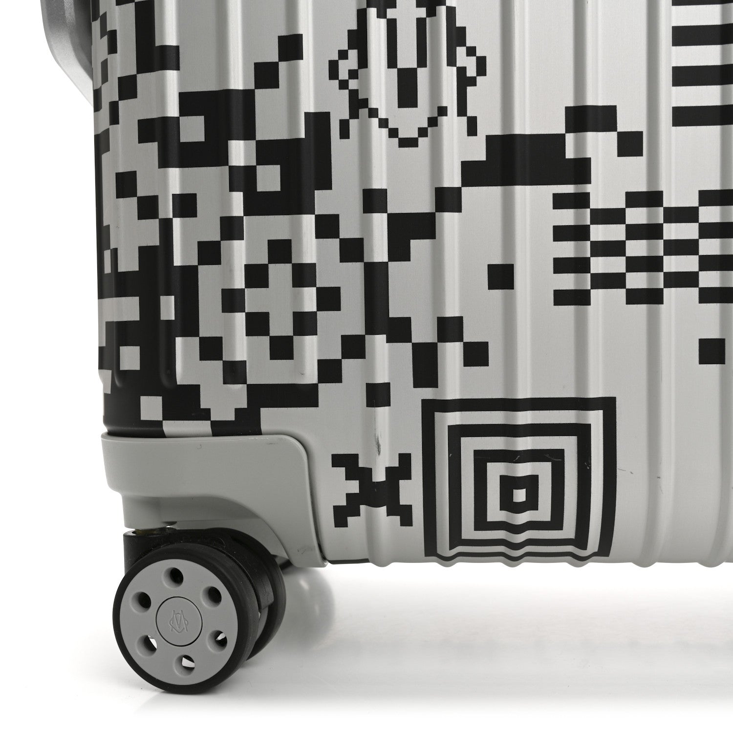 Rimowa X RTFKT Polycarbonate Printed Original Twist Cabin Silver Black 13 of 13