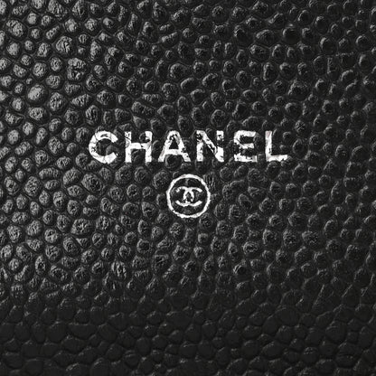 Chanel Caviar Quilted Small Flap Wallet Black 6 of 12