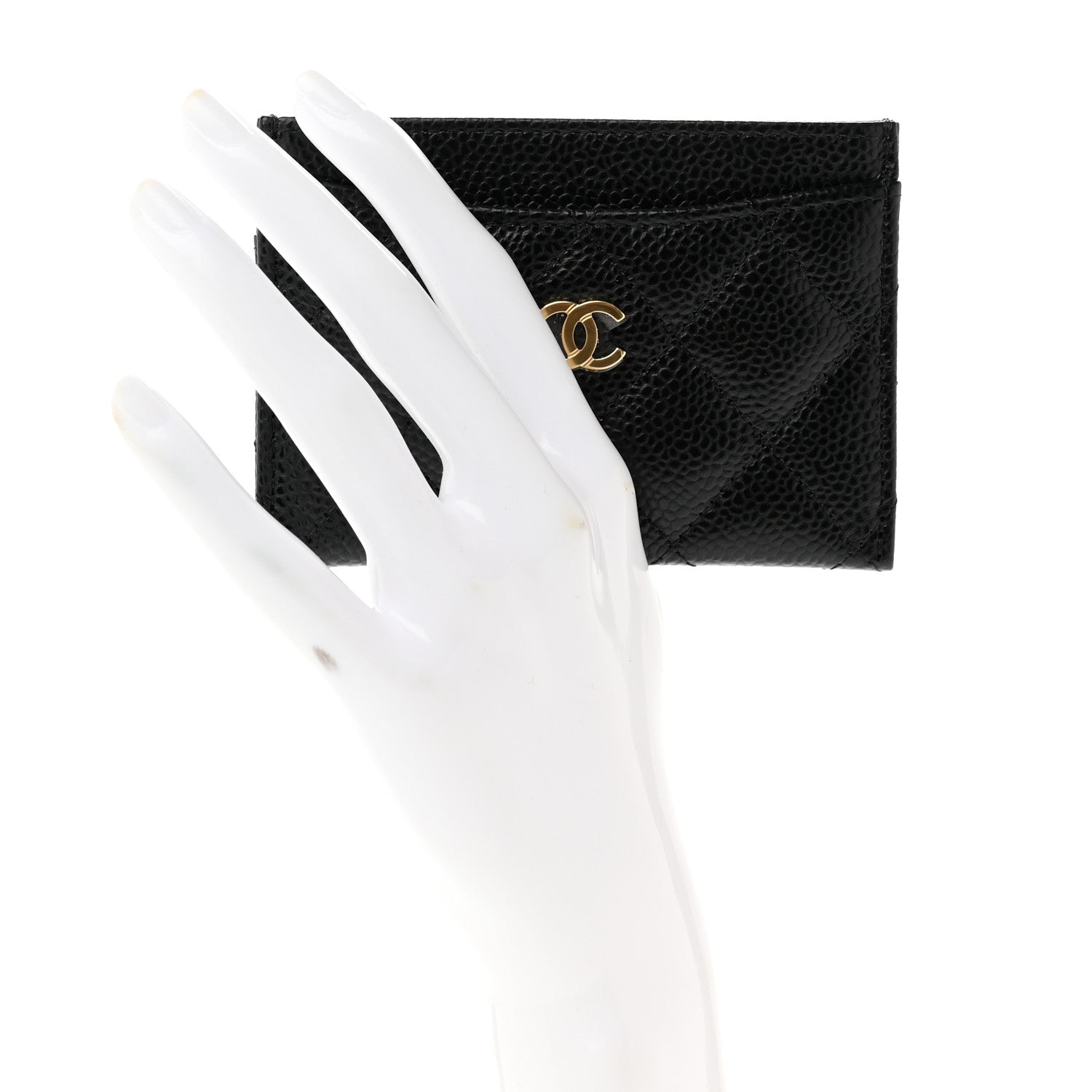 Chanel Caviar Quilted Card Holder Black 2 of 8