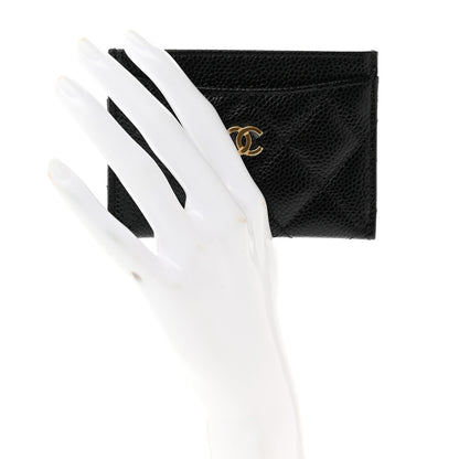 Chanel Caviar Quilted Card Holder Black 2 of 8